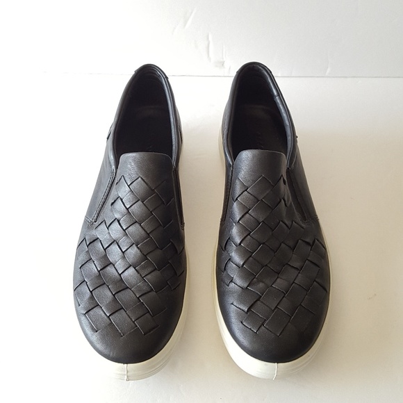 ecco woven slip on